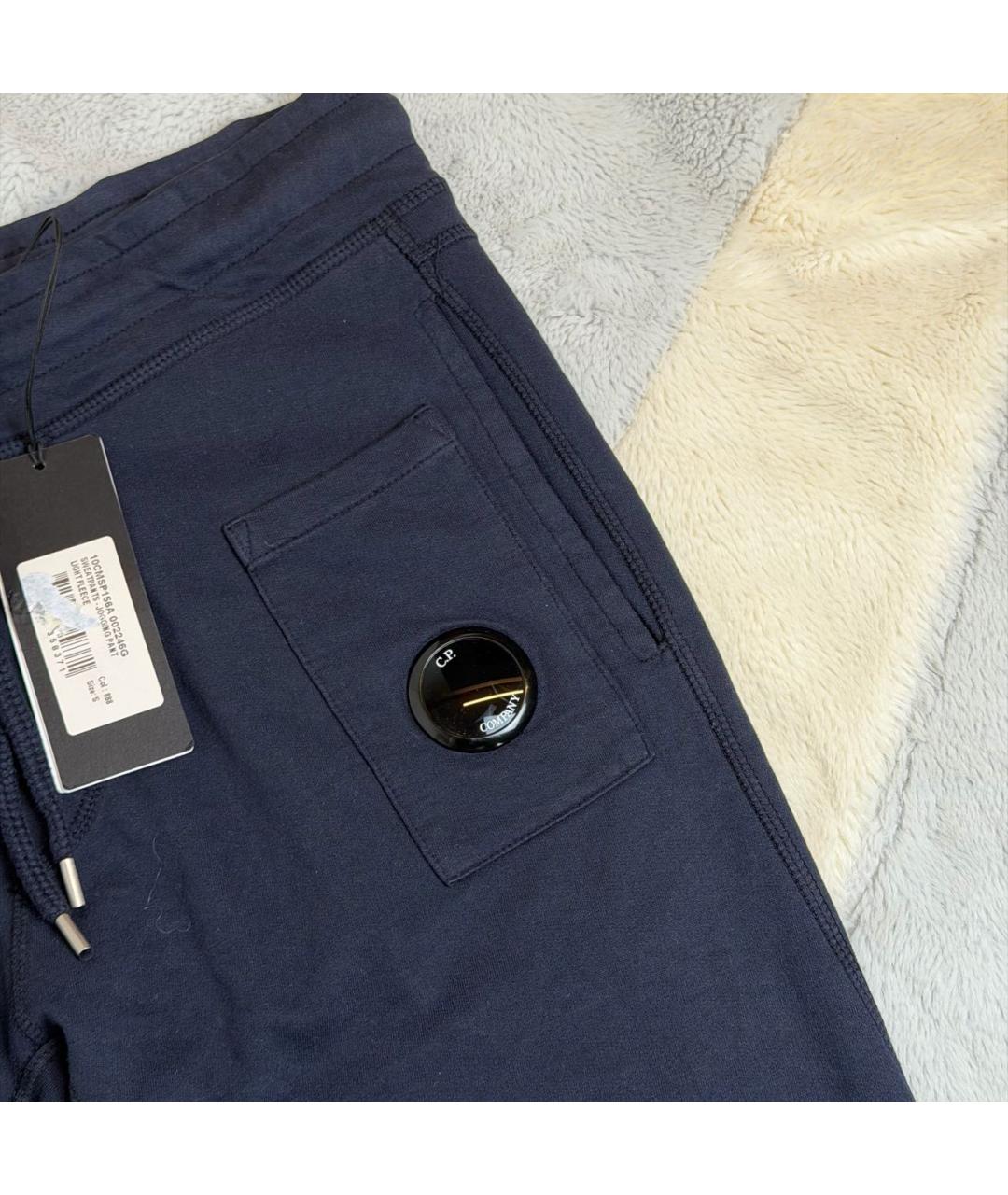 CP COMPANY Темно-синие хлопковые повседневные брюки, фото 2