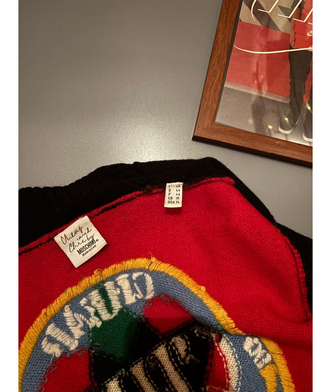 MOSCHINO Мульти шерстяной джемпер / свитер, фото 4