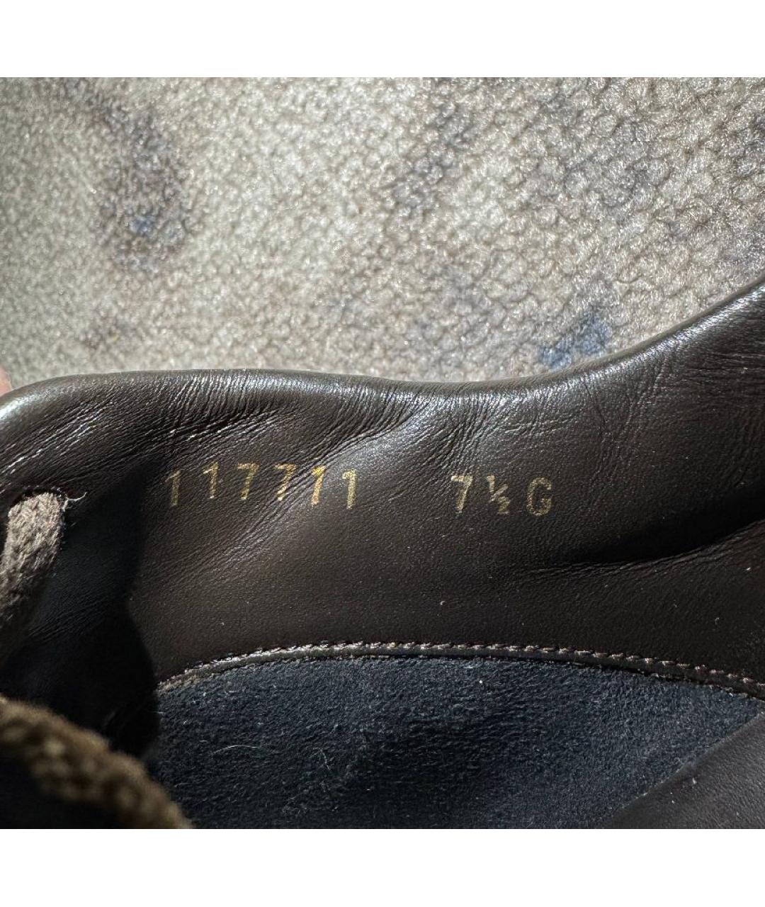 GUCCI Бежевые низкие кроссовки / кеды, фото 9