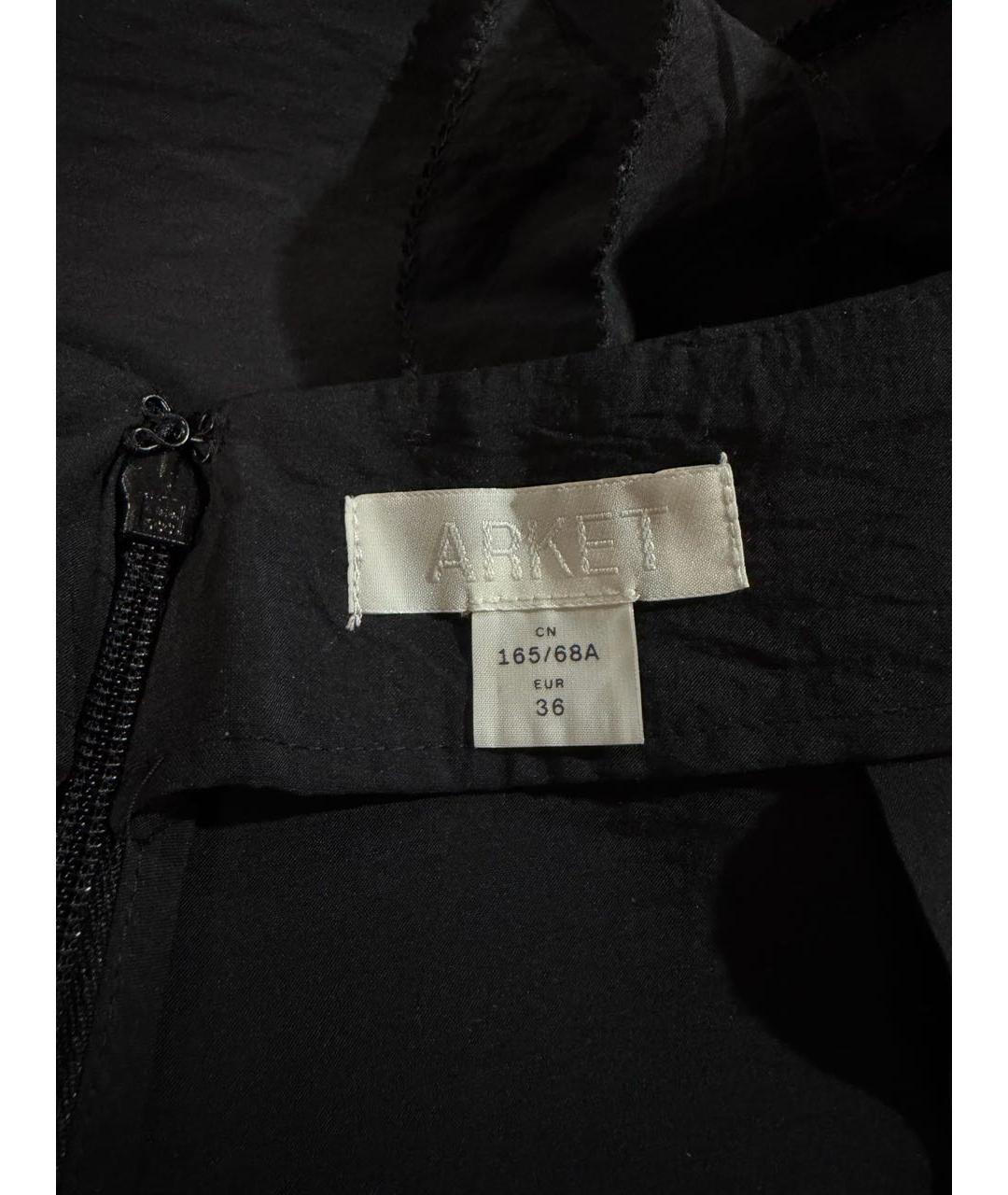 ARKET Черная юбка миди, фото 7