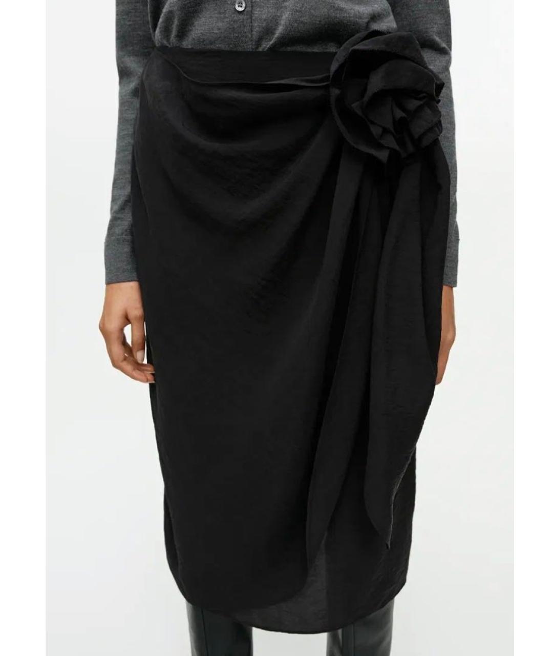 ARKET Черная юбка миди, фото 4