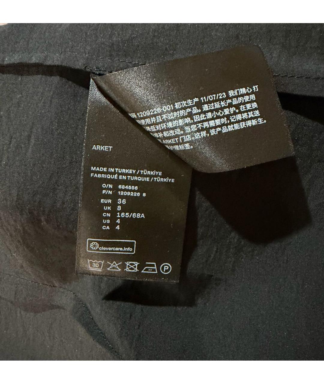 ARKET Черная юбка миди, фото 6