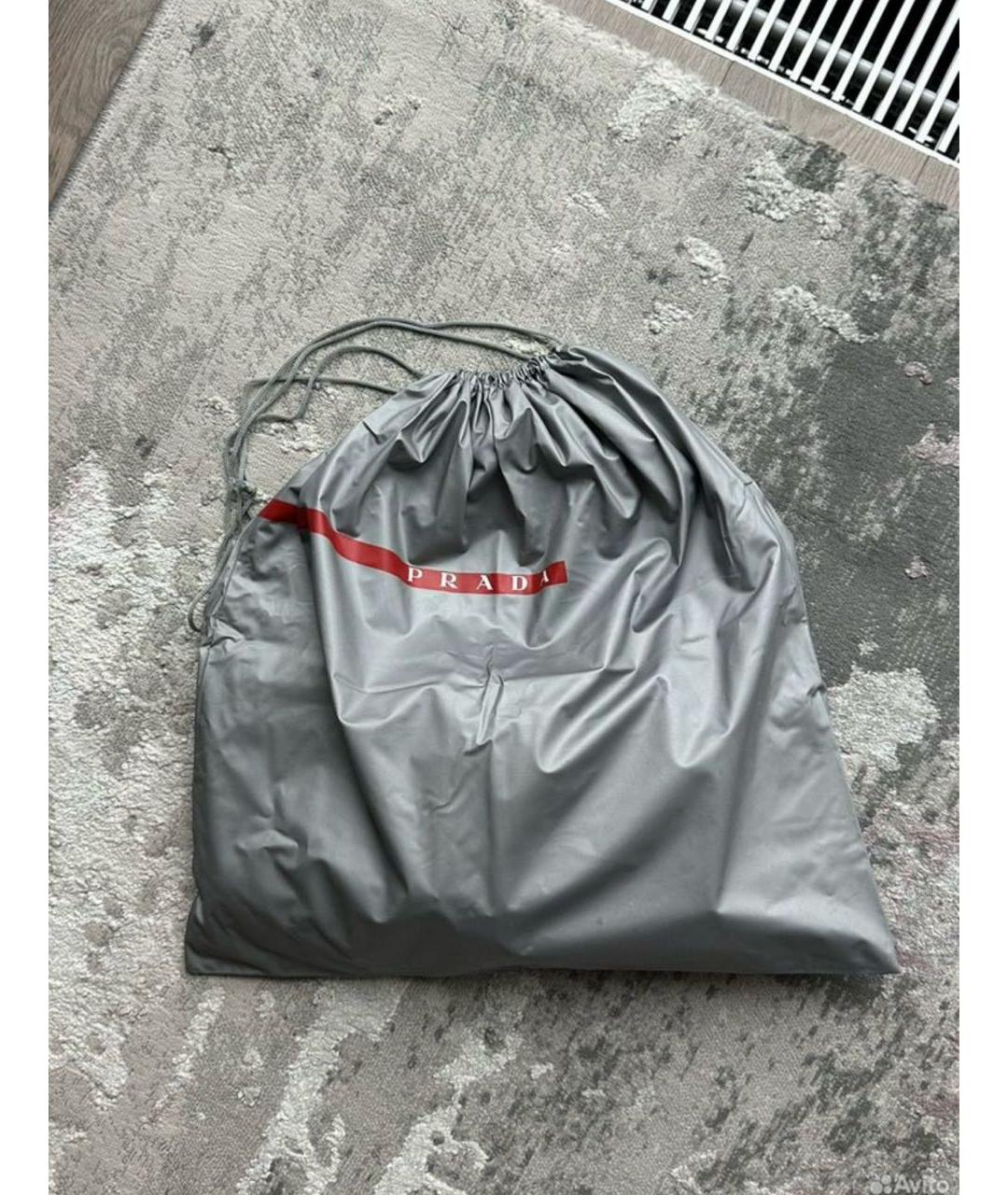 PRADA Бежевые замшевые высокие кроссовки / кеды, фото 5