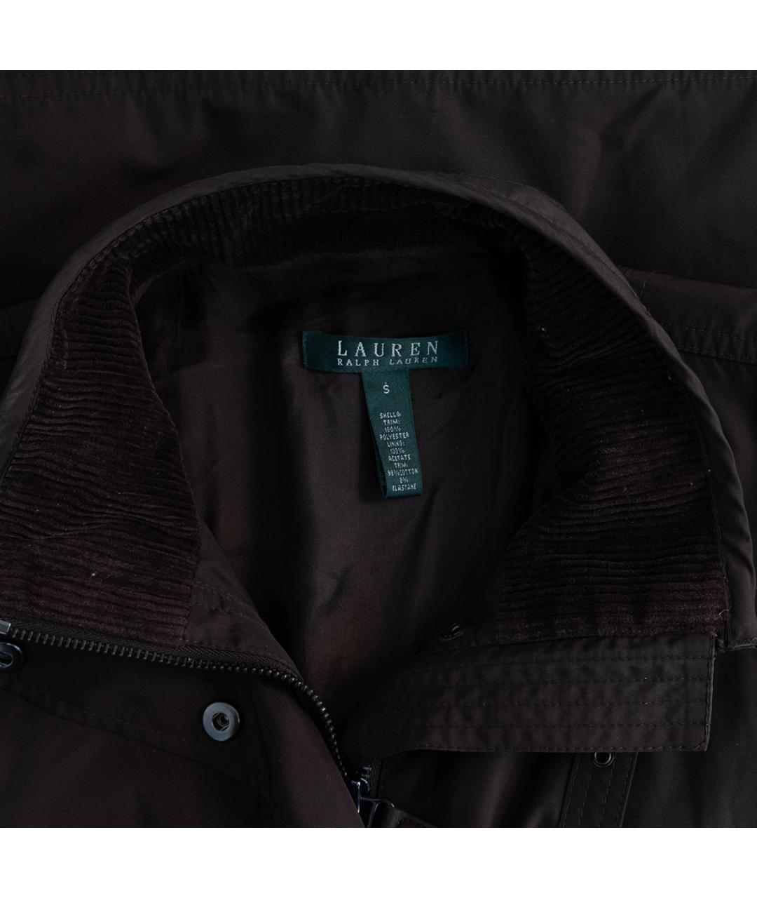 RALPH LAUREN Коричневая полиэстеровая куртка, фото 3