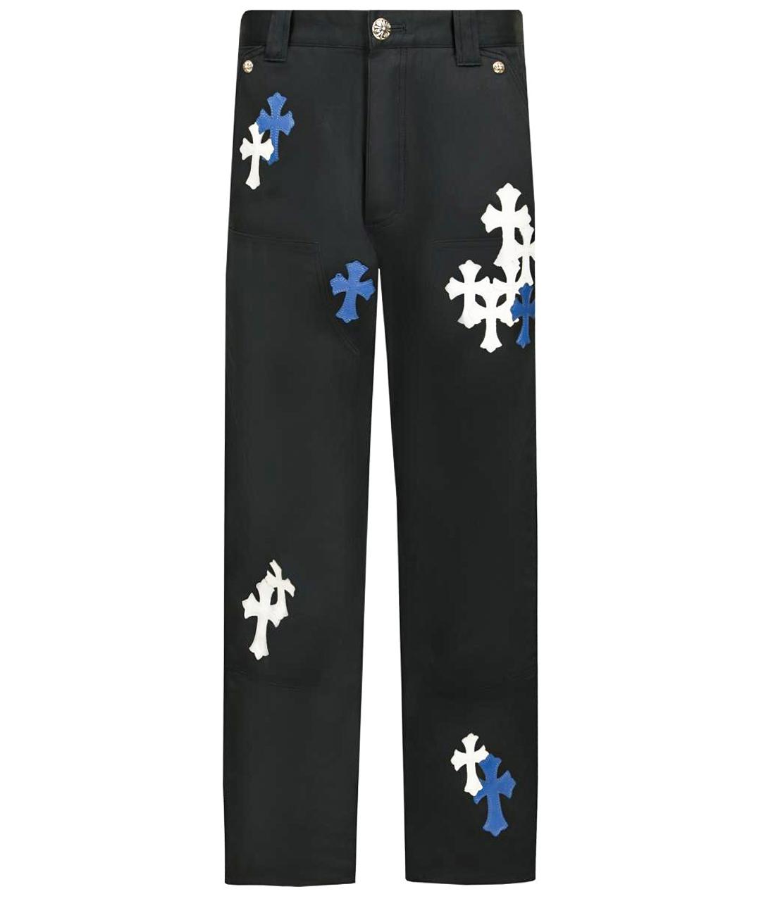 CHROME HEARTS Темно-синие хлопковые джинсы, фото 1