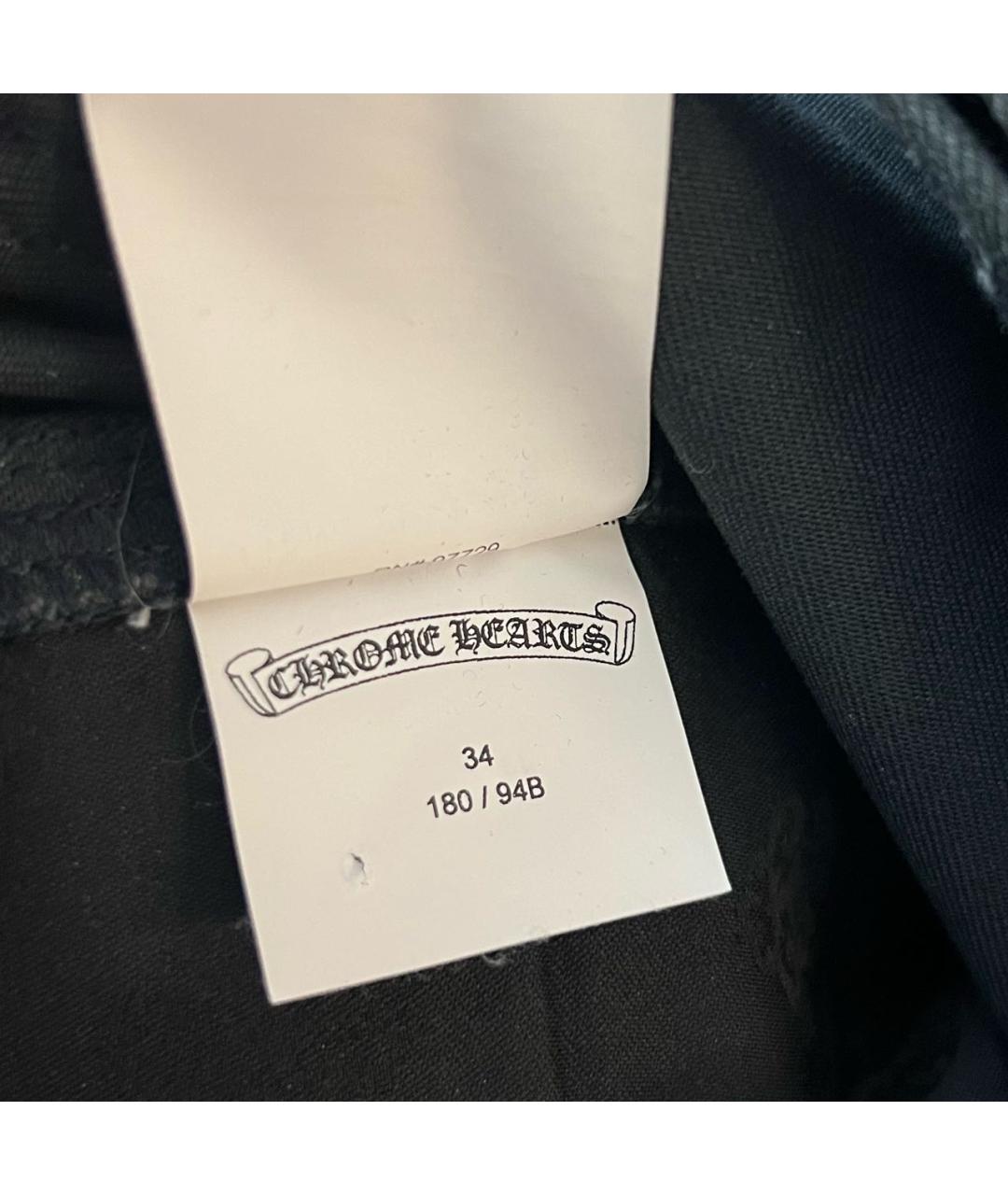 CHROME HEARTS Темно-синие хлопковые джинсы, фото 7