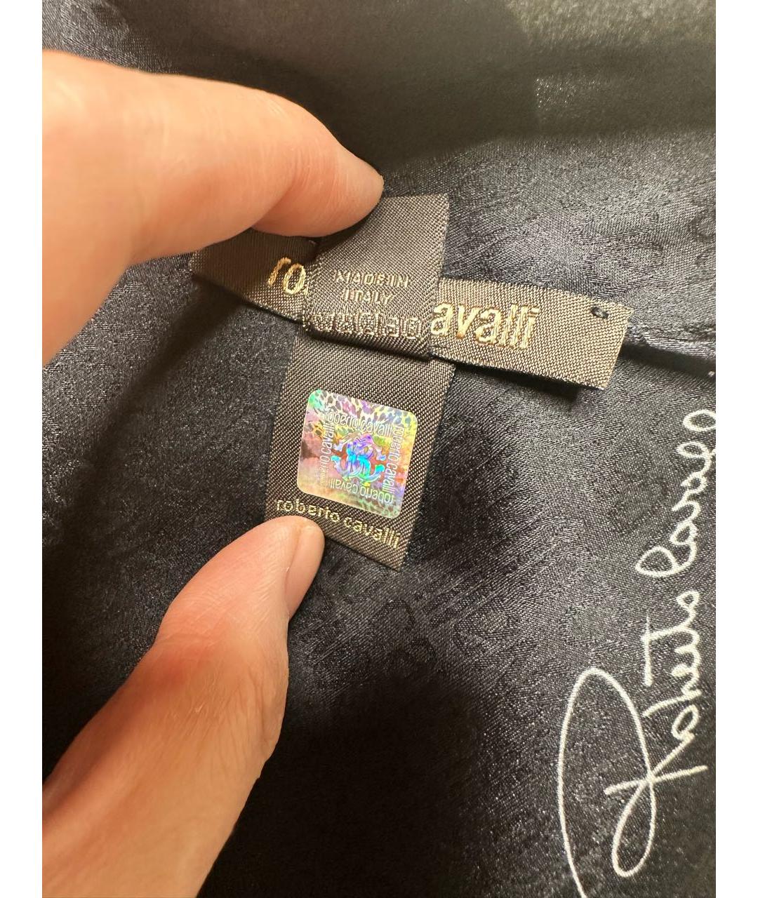 ROBERTO CAVALLI Мульти шелковый шарф, фото 5