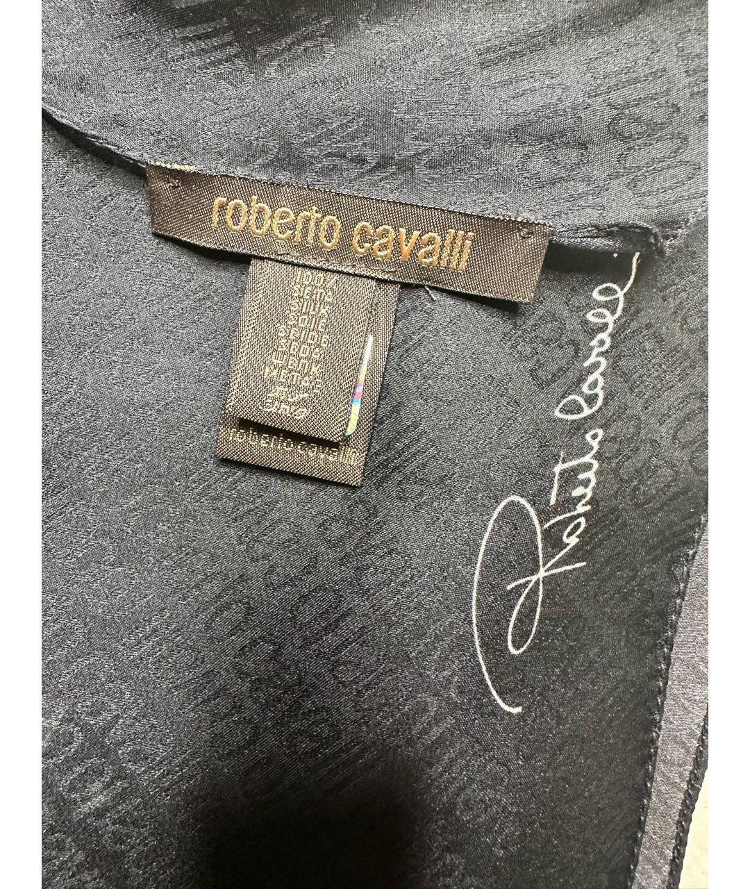 ROBERTO CAVALLI Мульти шелковый шарф, фото 3