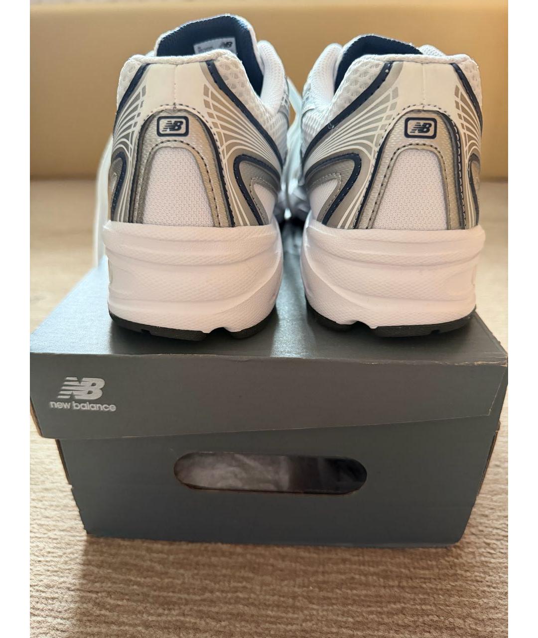 NEW BALANCE Белые синтетические кроссовки, фото 4