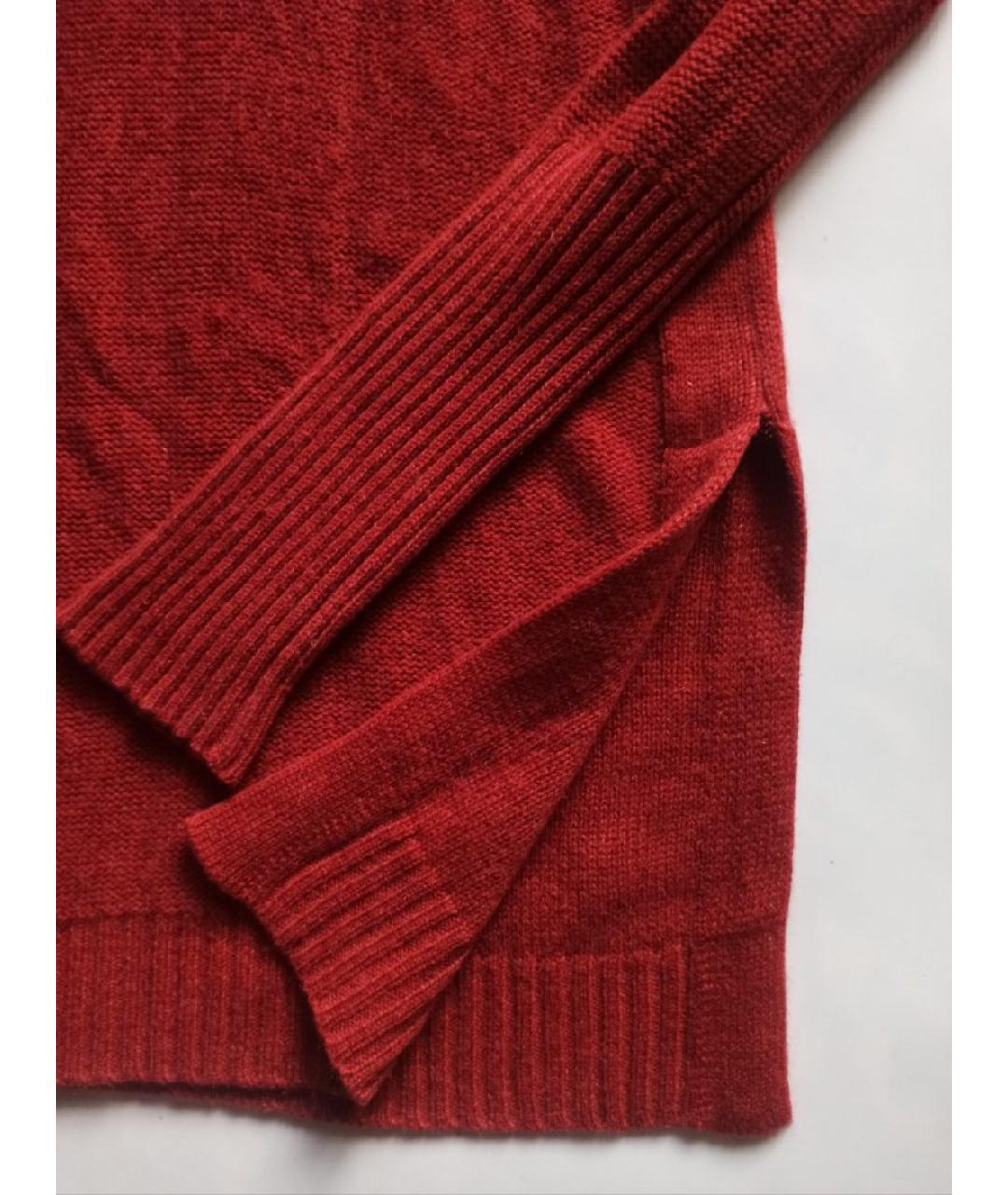 LORO PIANA Бордовый кашемировый джемпер / свитер, фото 6