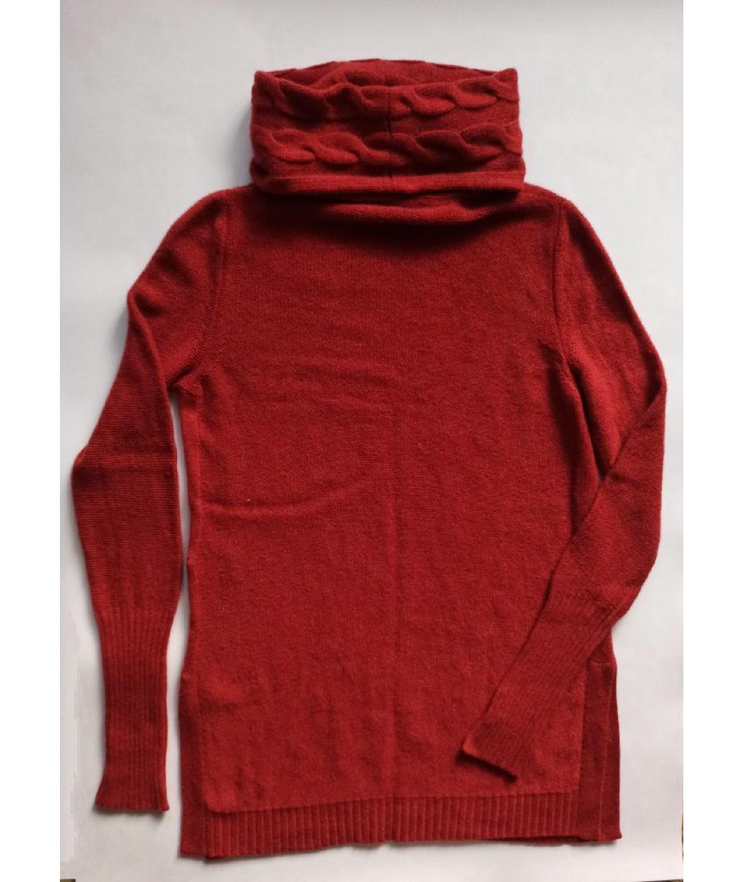 LORO PIANA Бордовый кашемировый джемпер / свитер, фото 10