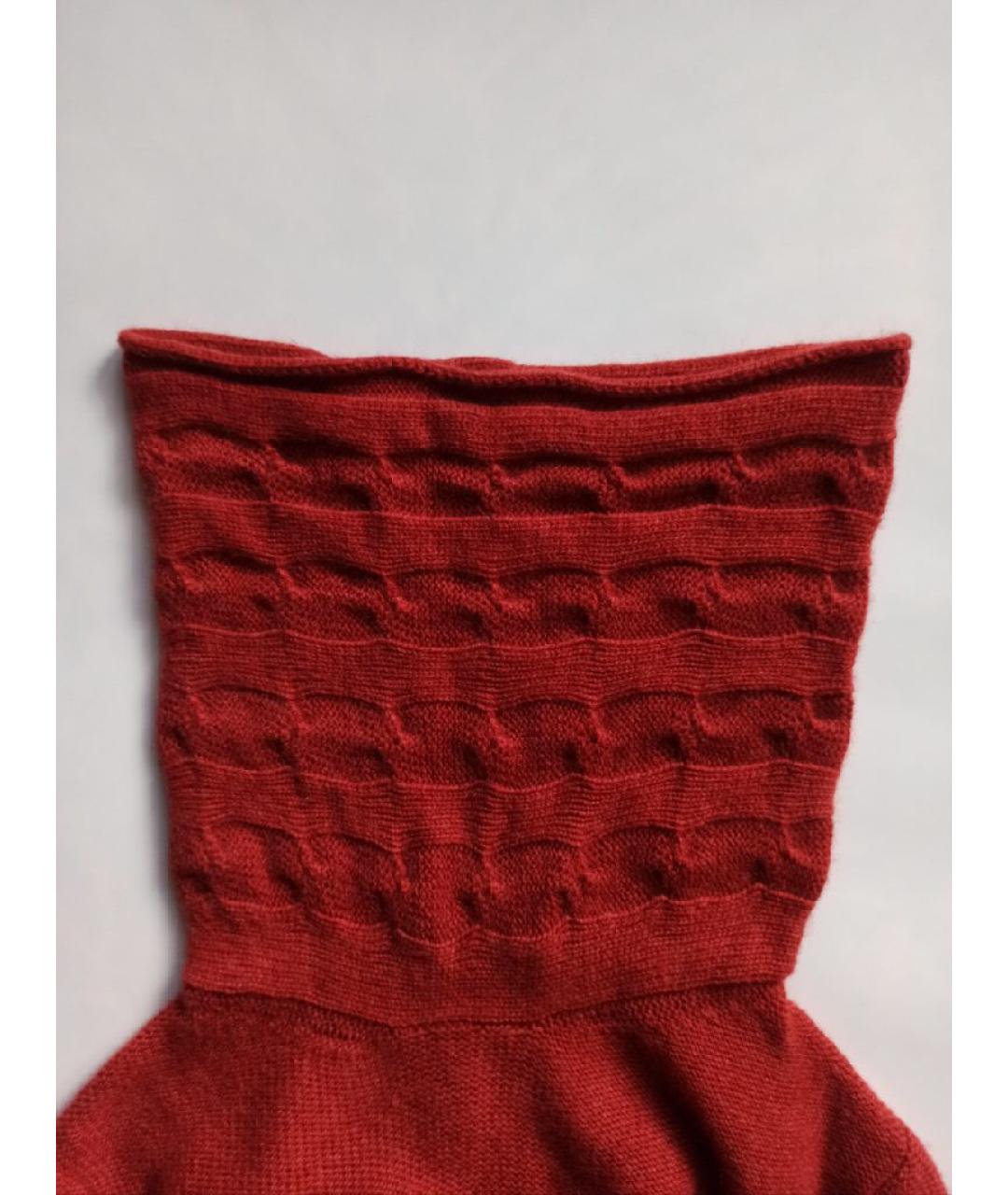 LORO PIANA Бордовый кашемировый джемпер / свитер, фото 5