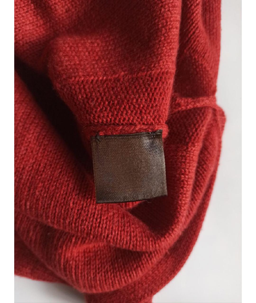 LORO PIANA Бордовый кашемировый джемпер / свитер, фото 4
