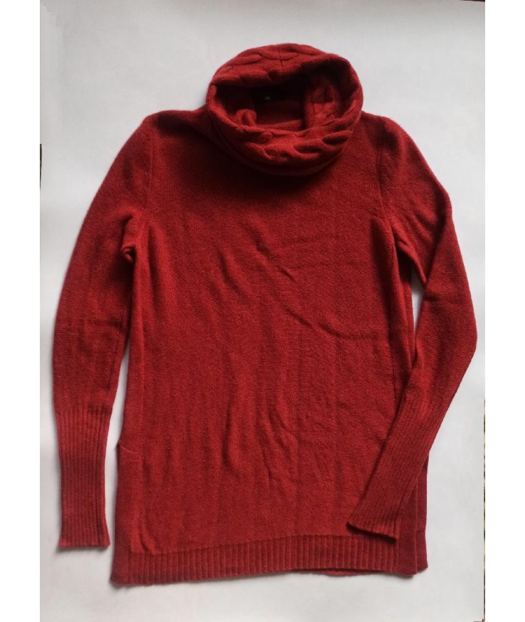LORO PIANA Бордовый кашемировый джемпер / свитер, фото 8