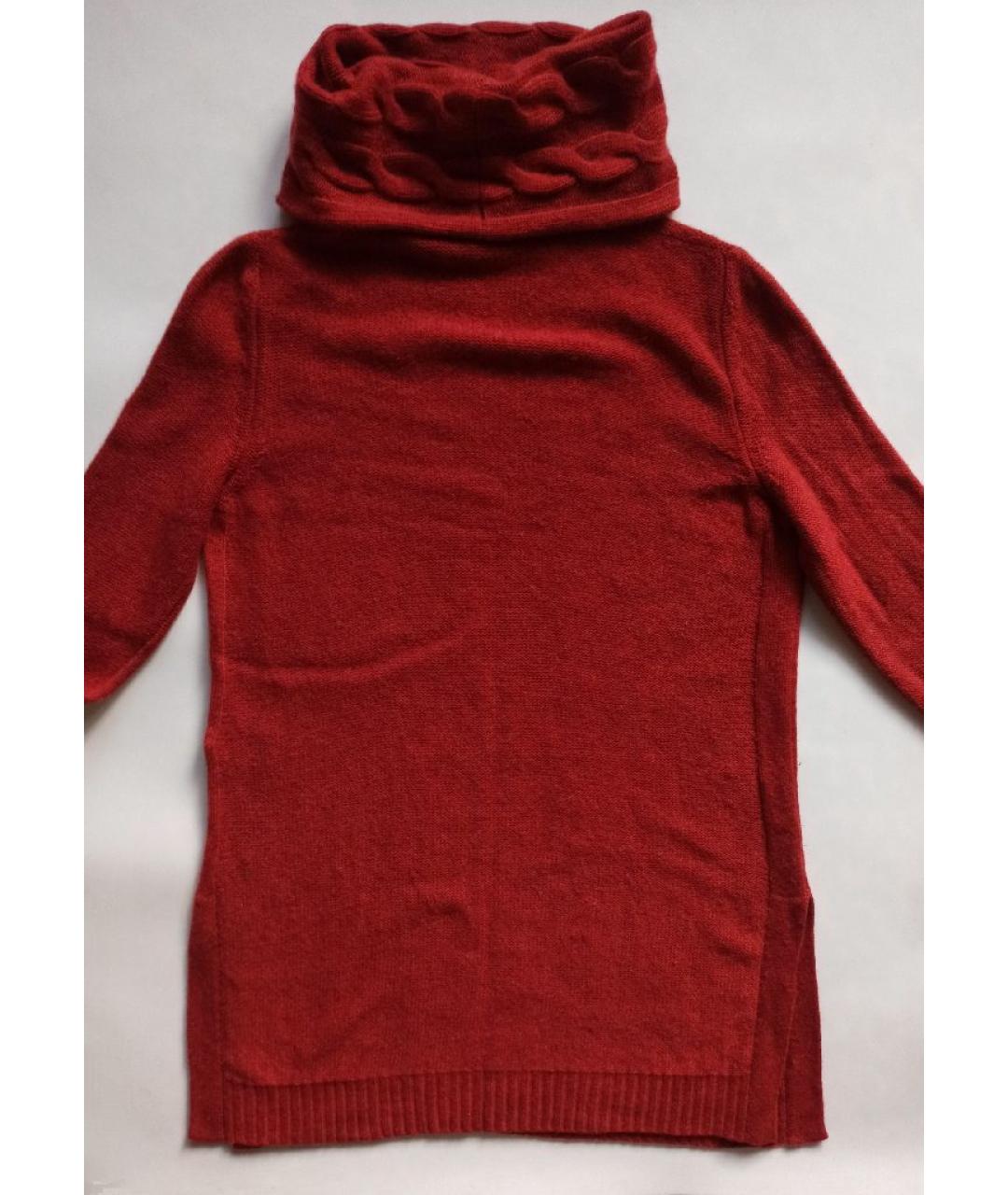 LORO PIANA Бордовый кашемировый джемпер / свитер, фото 2