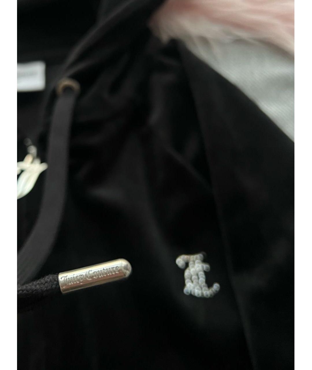 JUICY COUTURE Черный велюровый спортивные костюмы, фото 5