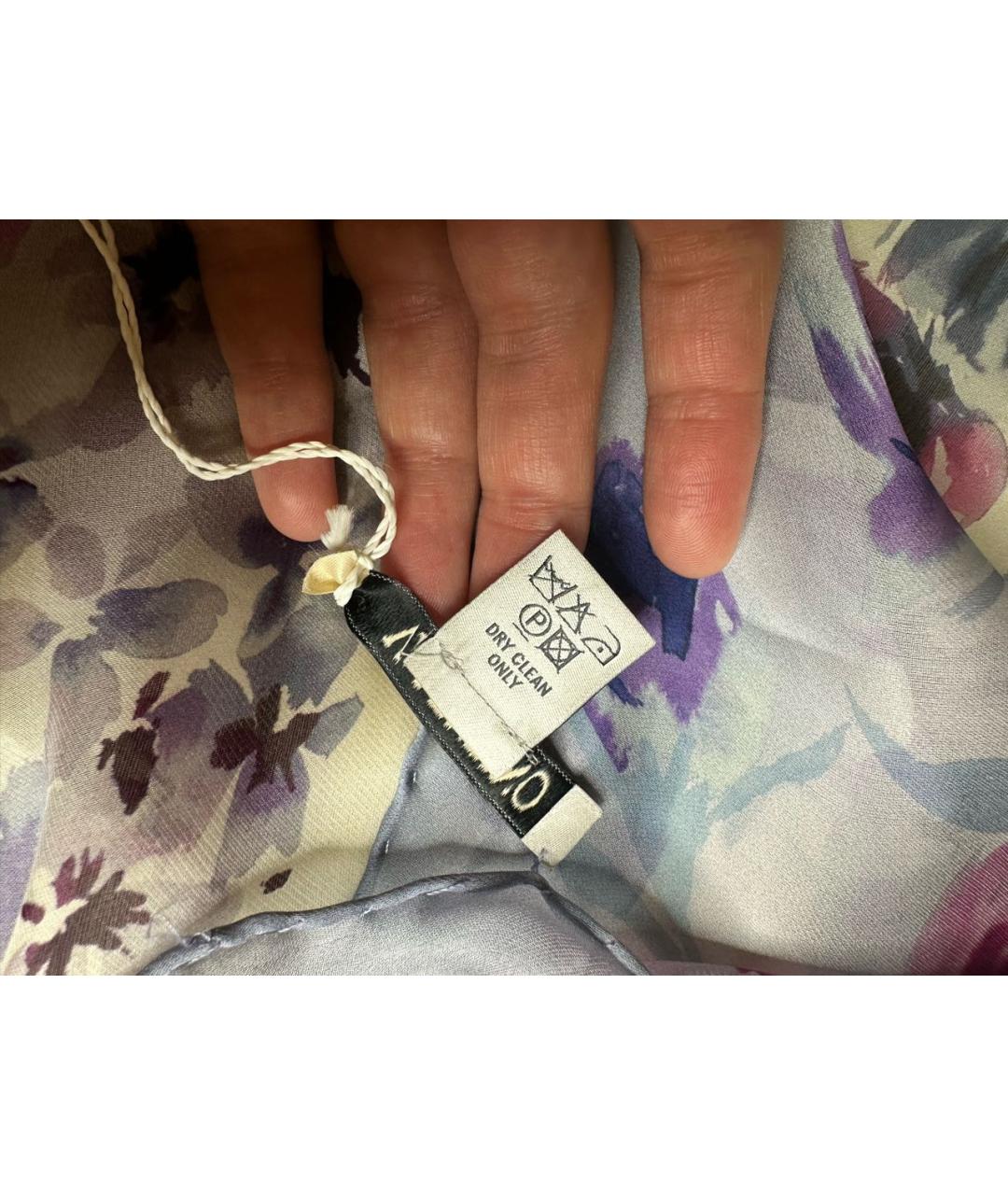 VALENTINO Мульти шелковый платок, фото 5