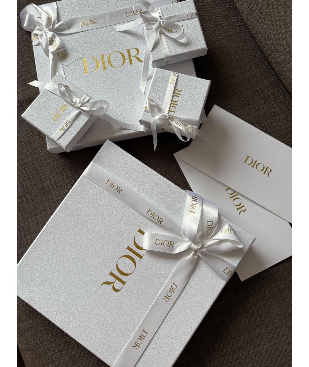 CHRISTIAN DIOR Белый шелковый платок, фото 4