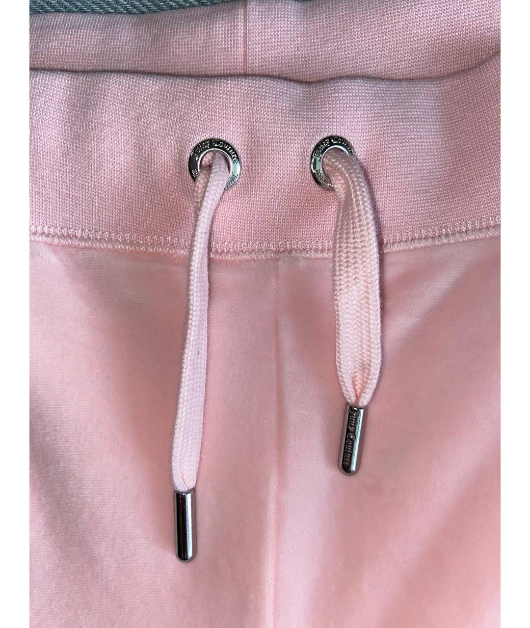 JUICY COUTURE Розовый велюровый спортивные костюмы, фото 7