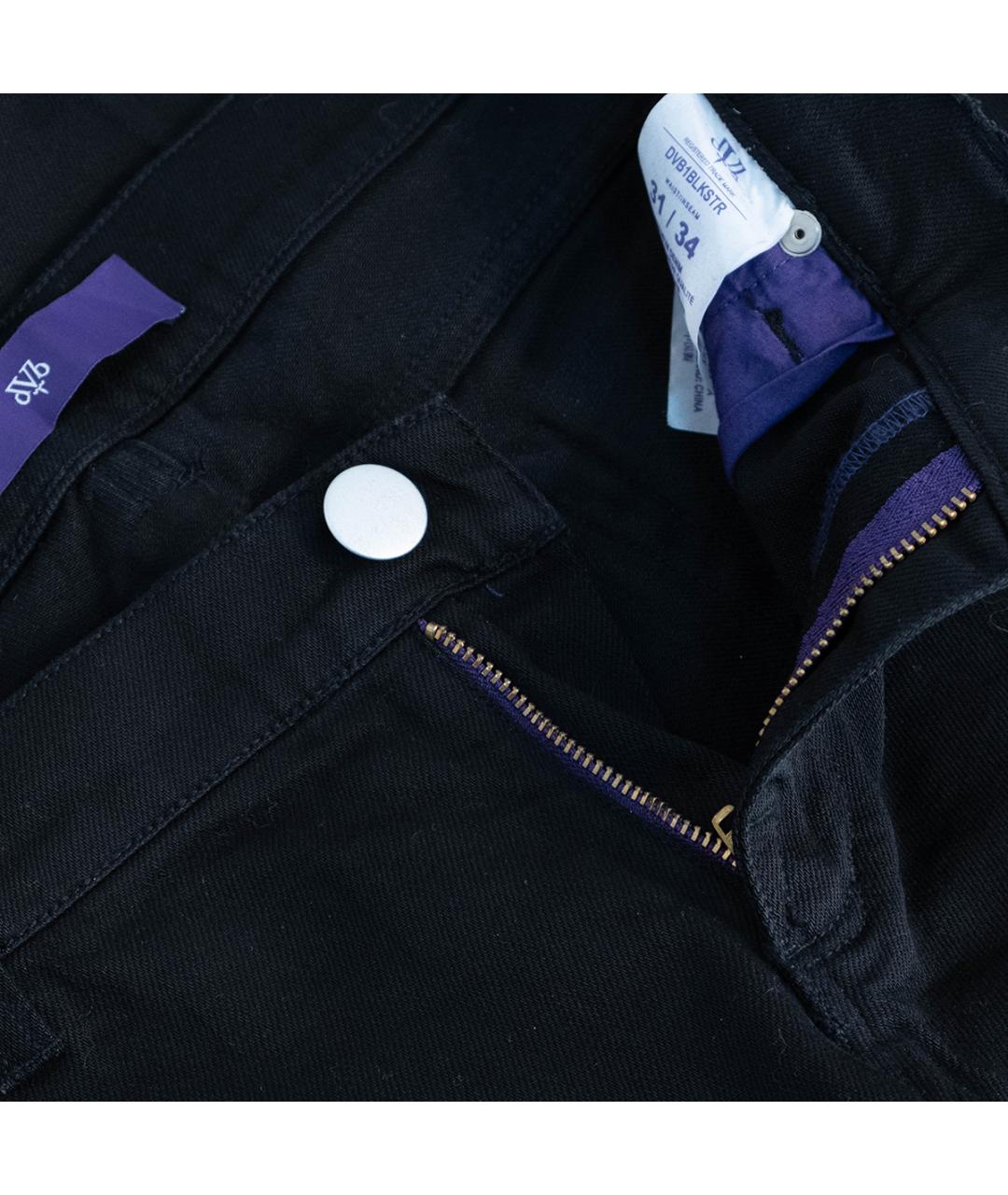 VICTORIA BECKHAM Черные хлопковые джинсы клеш, фото 4