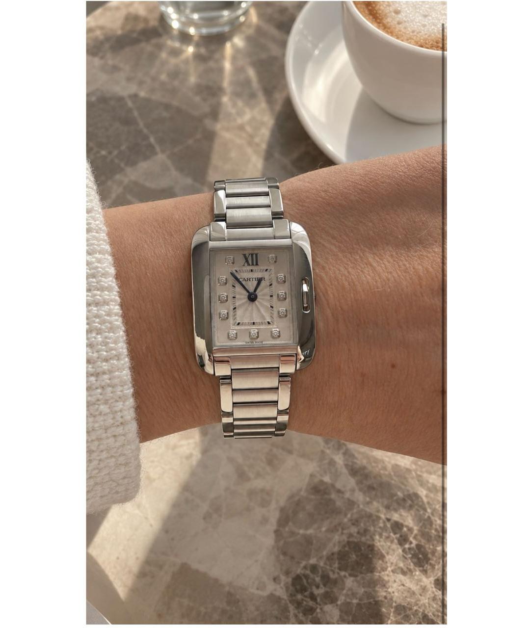 CARTIER Серебряные часы, фото 5