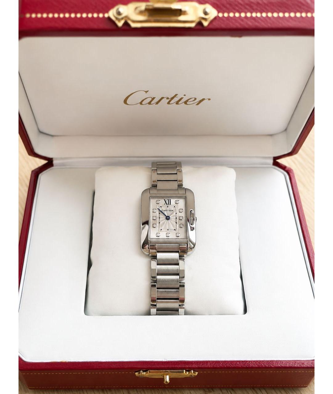 CARTIER Серебряные часы, фото 7