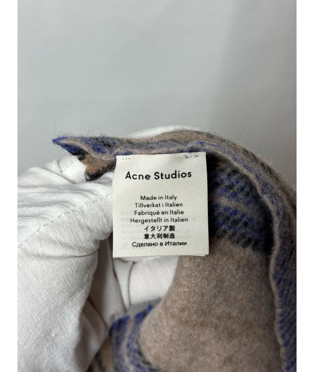 ACNE STUDIOS Мульти шерстяной шарф, фото 5