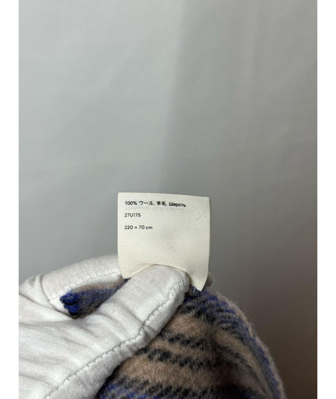 ACNE STUDIOS Мульти шерстяной шарф, фото 6