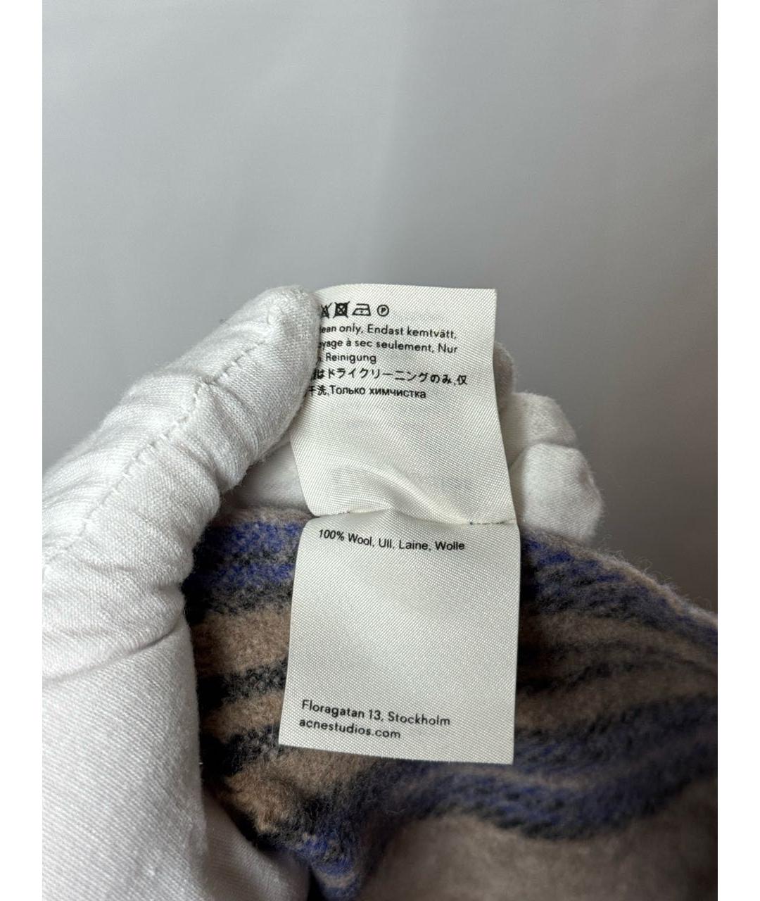 ACNE STUDIOS Мульти шерстяной шарф, фото 7