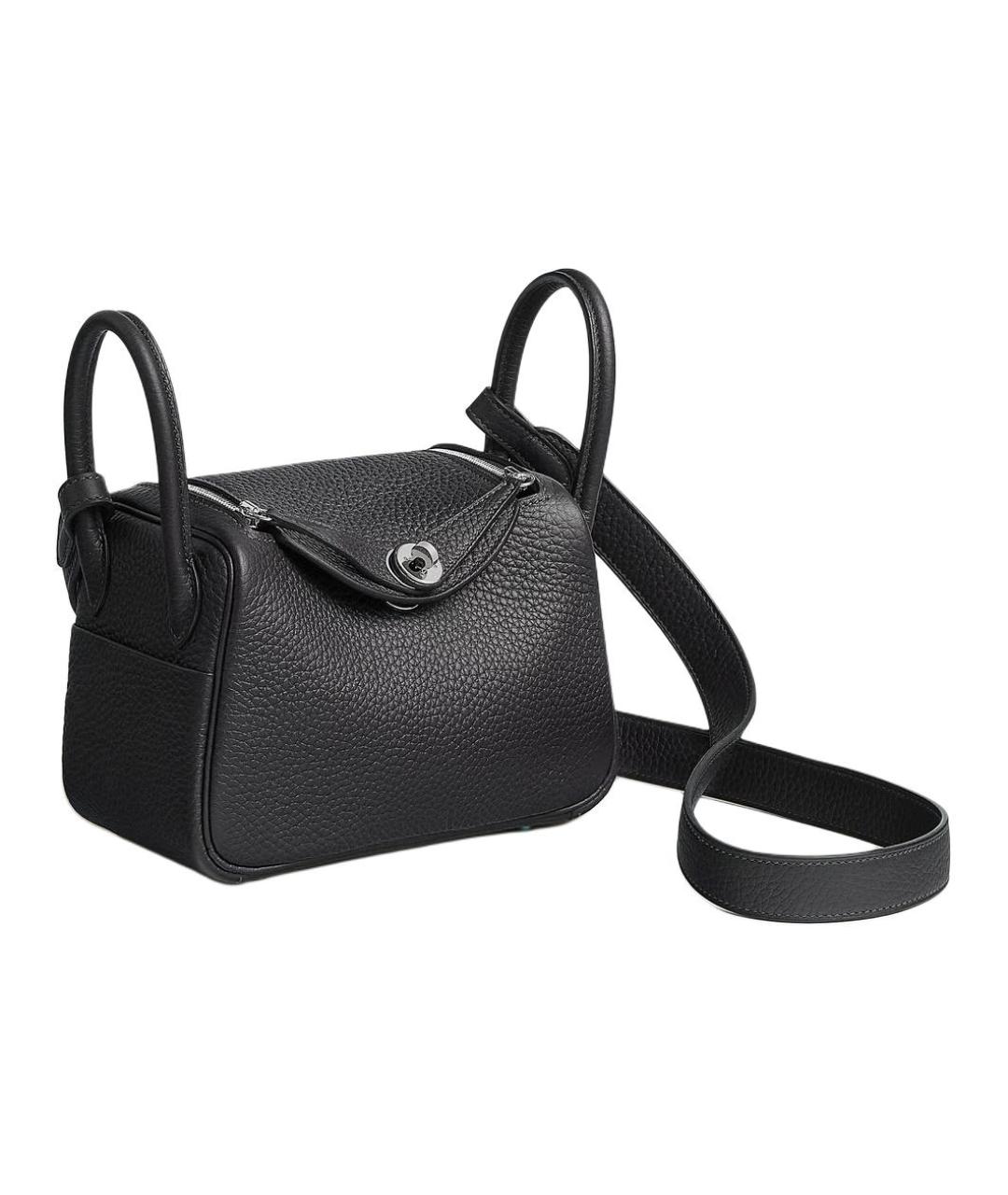 HERMES Синяя кожаная сумка через плечо, фото 2