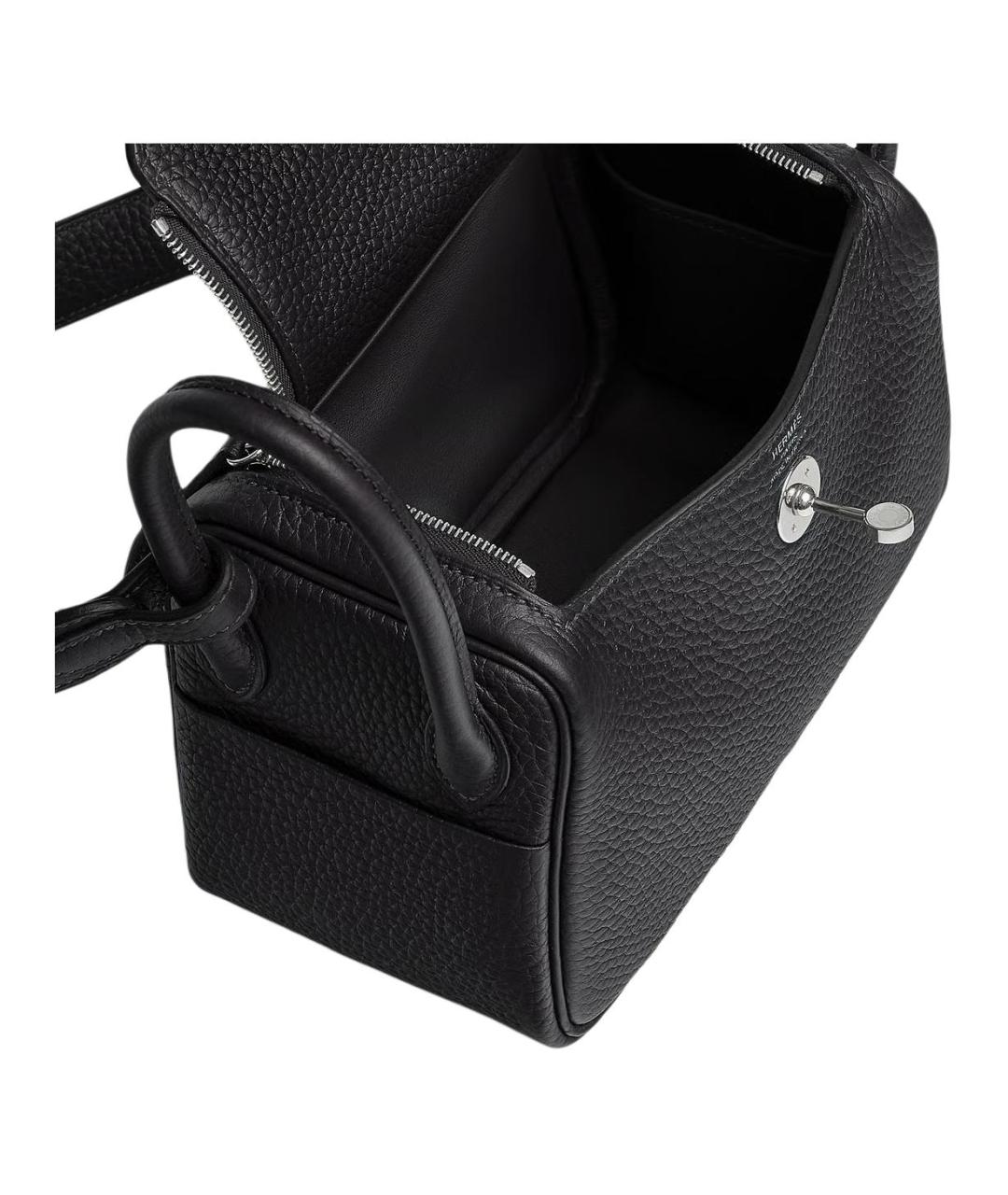 HERMES Синяя кожаная сумка через плечо, фото 4