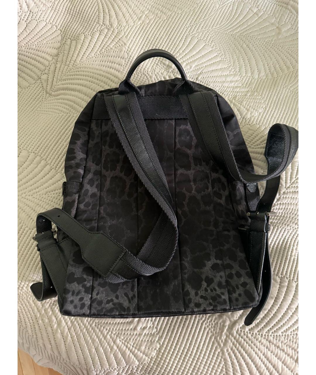 DOLCE&GABBANA Серый тканевый рюкзак, фото 3