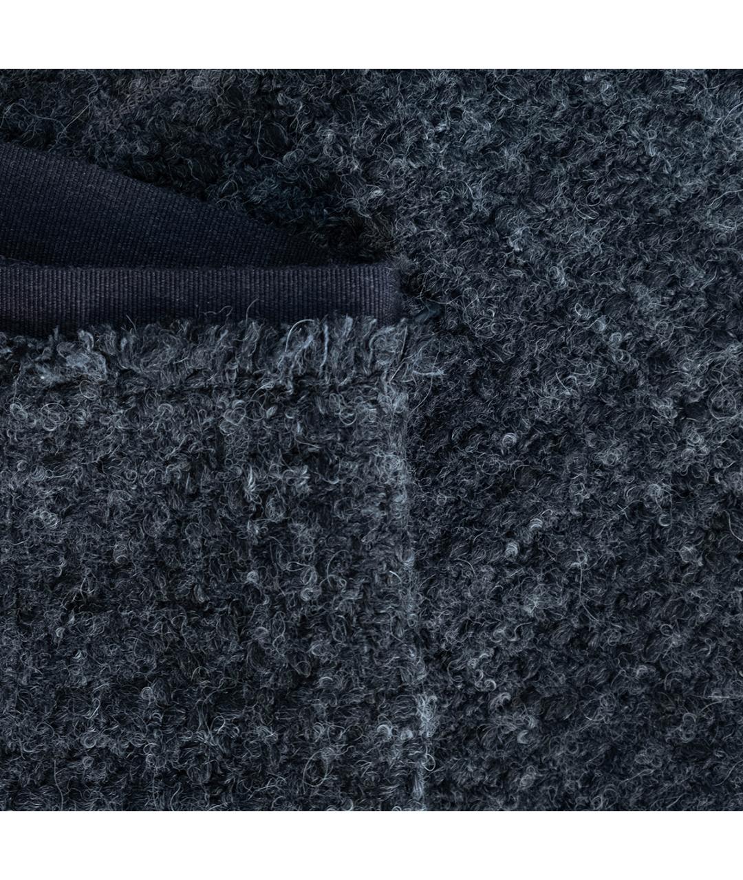 CERRUTI 1881 Серая шерстяная юбка мини, фото 3