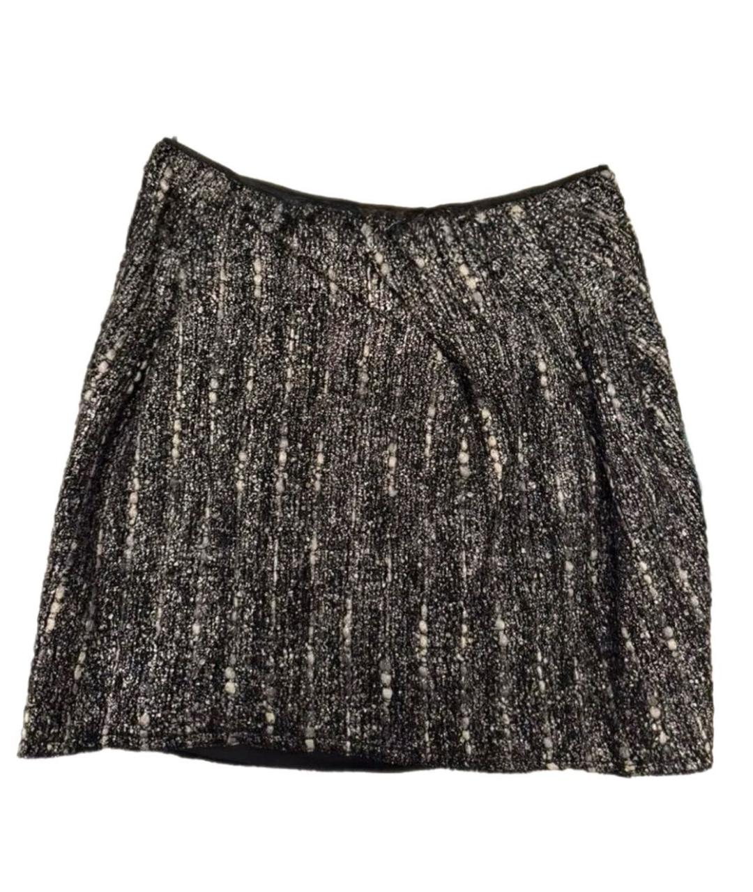 PRADA Серебрянный шерстяной костюм с юбками, фото 2