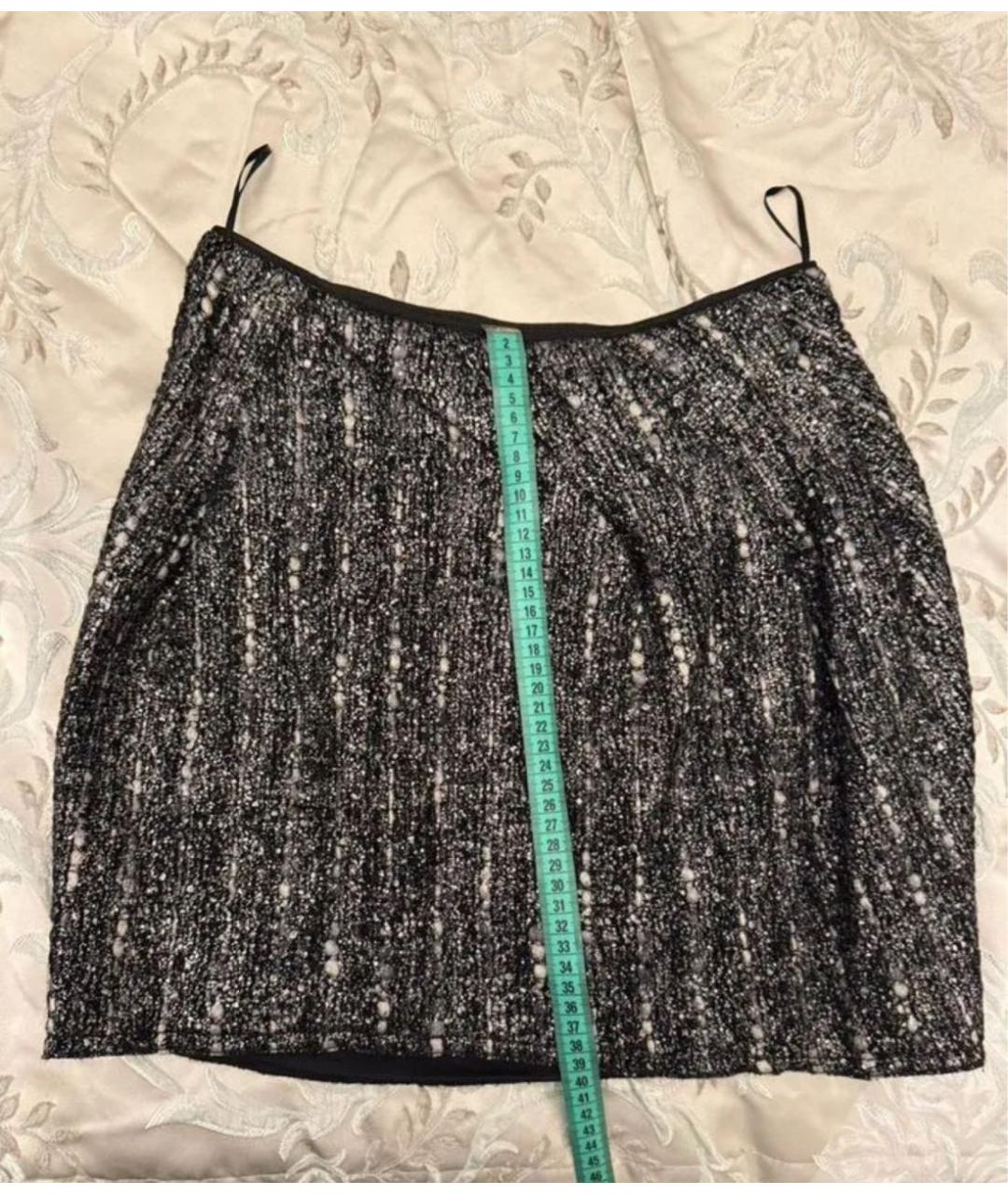 PRADA Серебрянный шерстяной костюм с юбками, фото 5