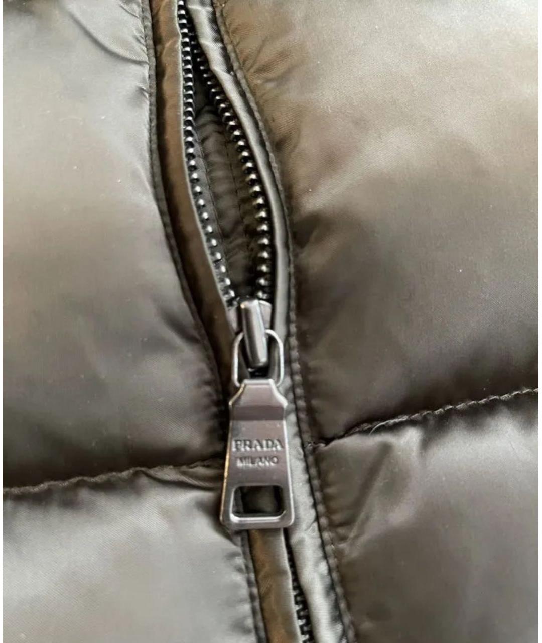 PRADA Коричневый пуховик, фото 8