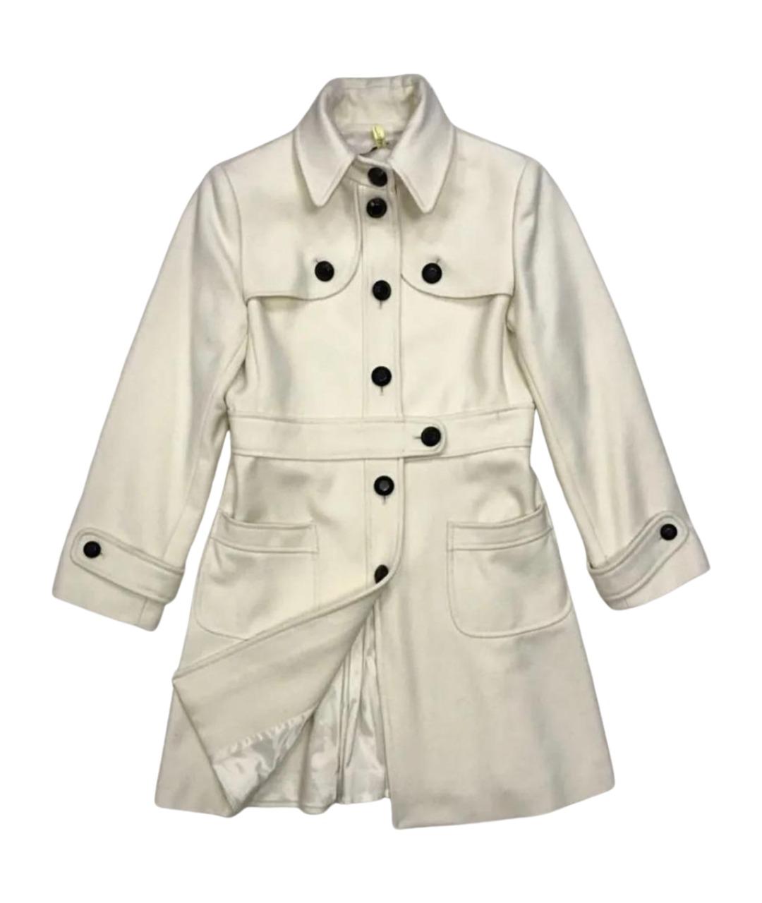 RED VALENTINO Бежевое шерстяное пальто, фото 1