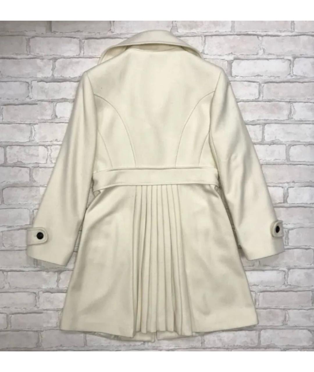 RED VALENTINO Бежевое шерстяное пальто, фото 2