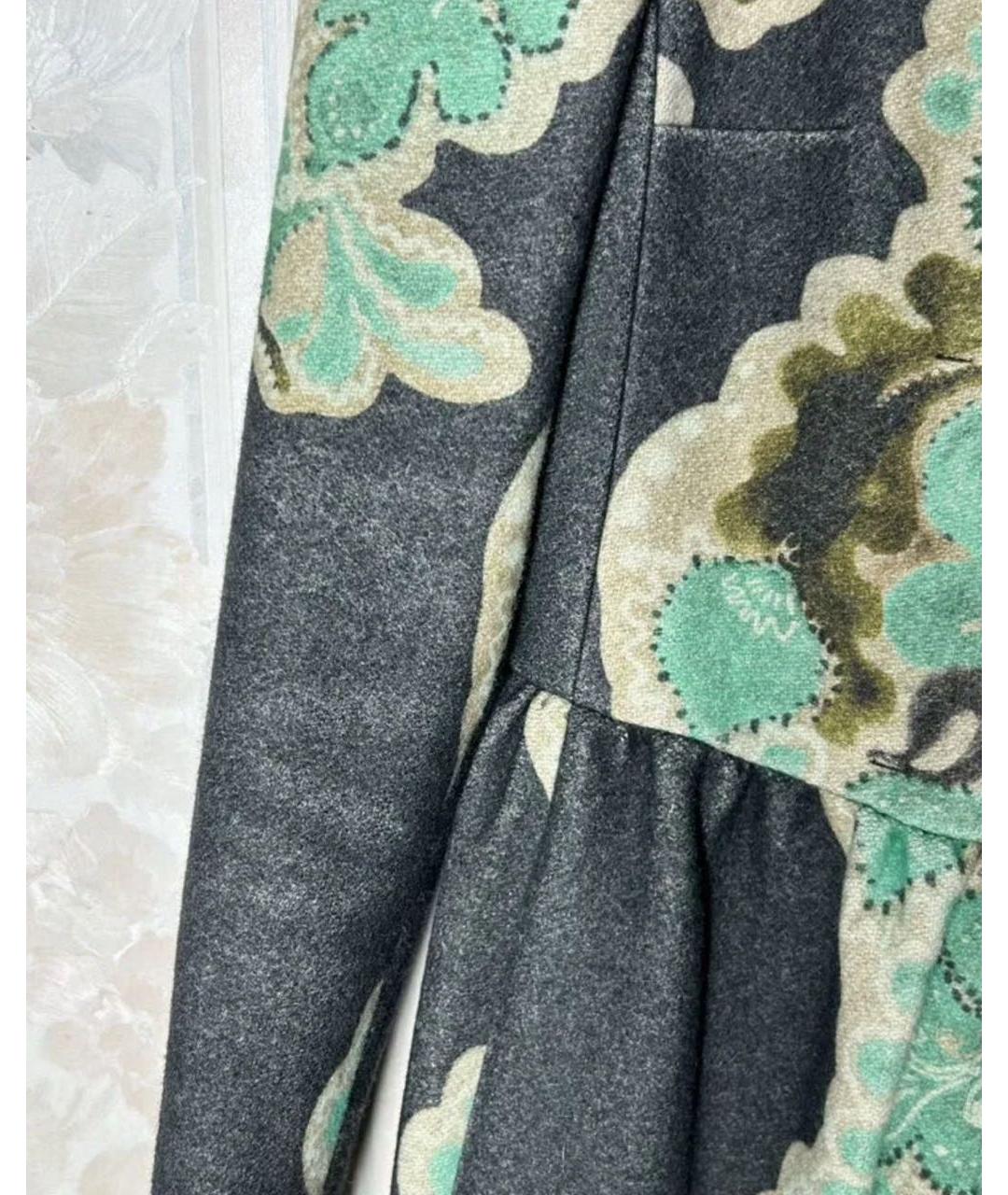 RED VALENTINO Мульти шерстяное пальто, фото 5