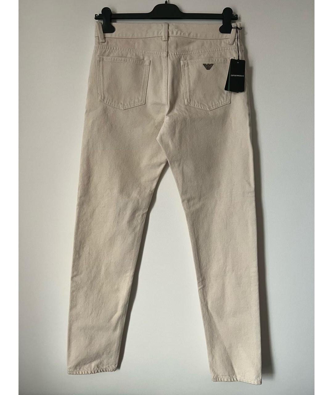 EMPORIO ARMANI Белые хлопковые брюки и шорты, фото 3