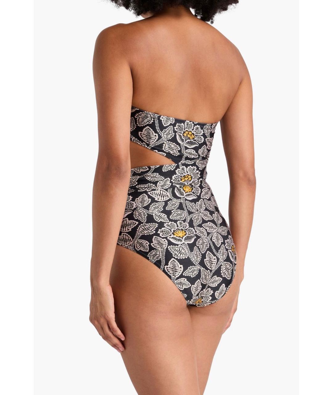 ZIMMERMANN Черный полиамидовый купальник, фото 4