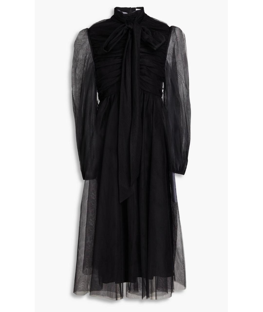 ZIMMERMANN Черное полиамидовое коктейльное платье, фото 4