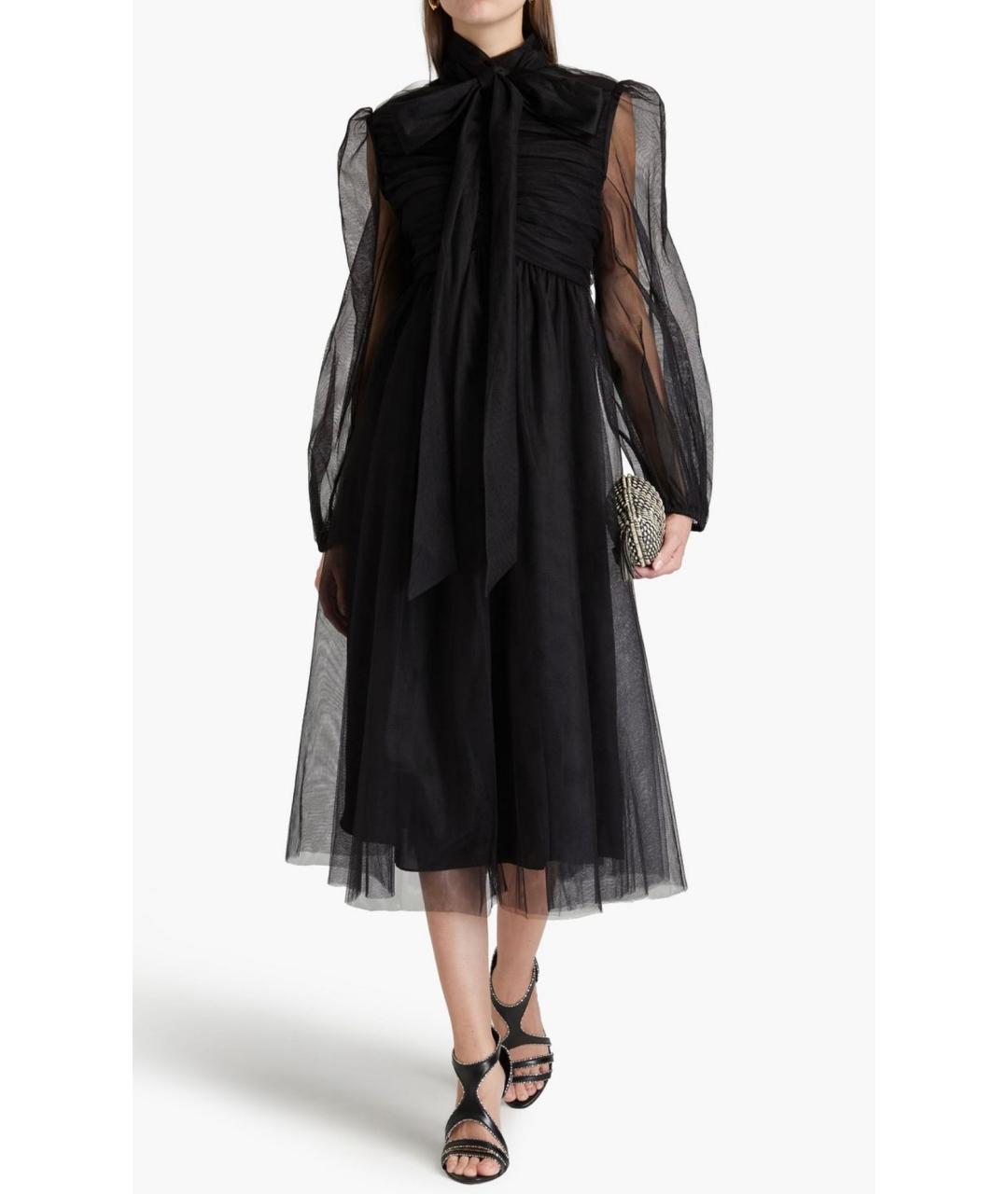 ZIMMERMANN Черное полиамидовое коктейльное платье, фото 2