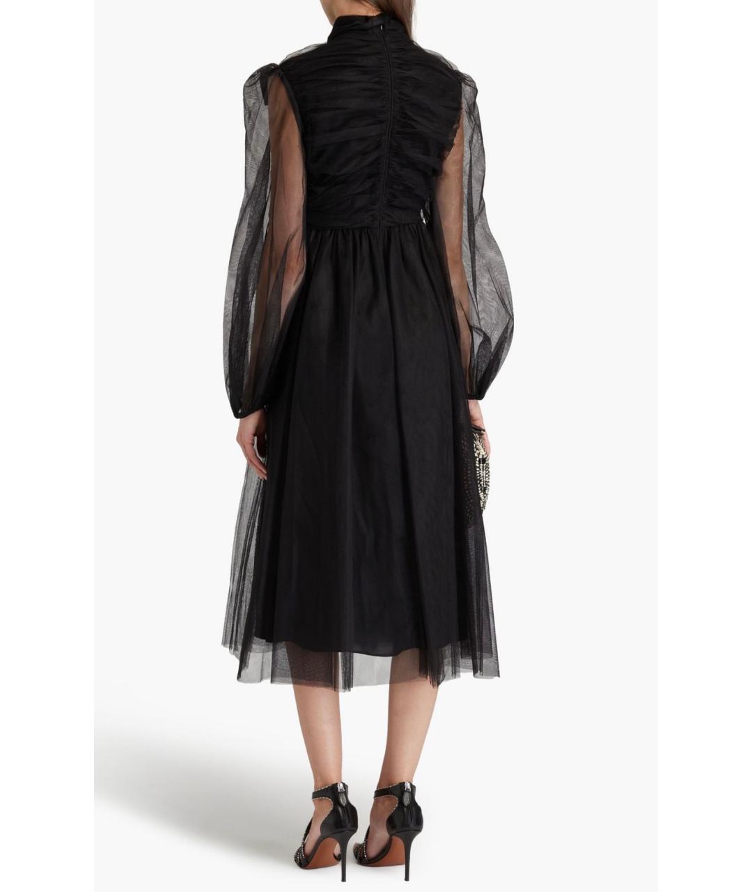 ZIMMERMANN Черное полиамидовое коктейльное платье, фото 3