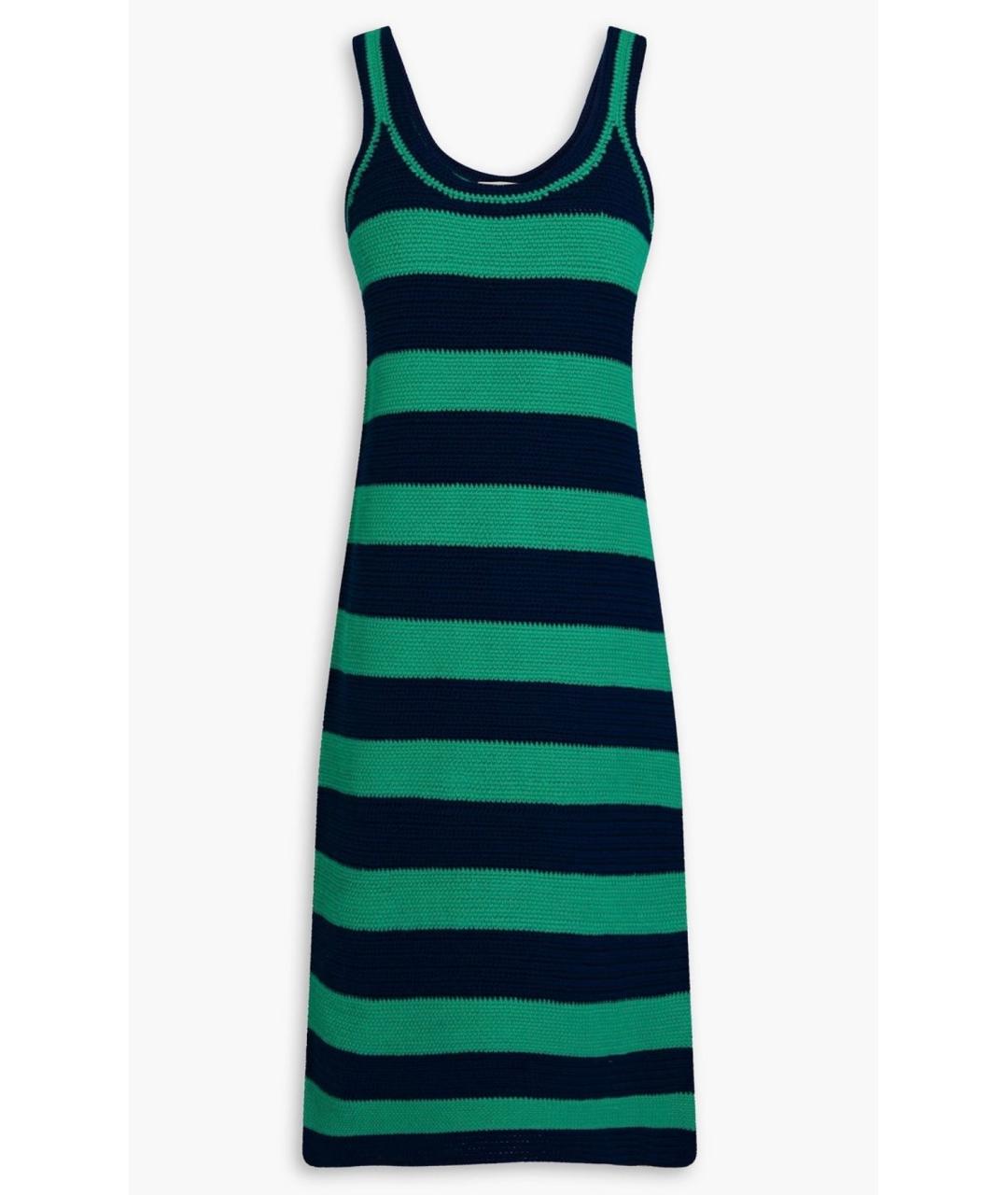 ZIMMERMANN Зеленые хлопковое коктейльное платье, фото 4