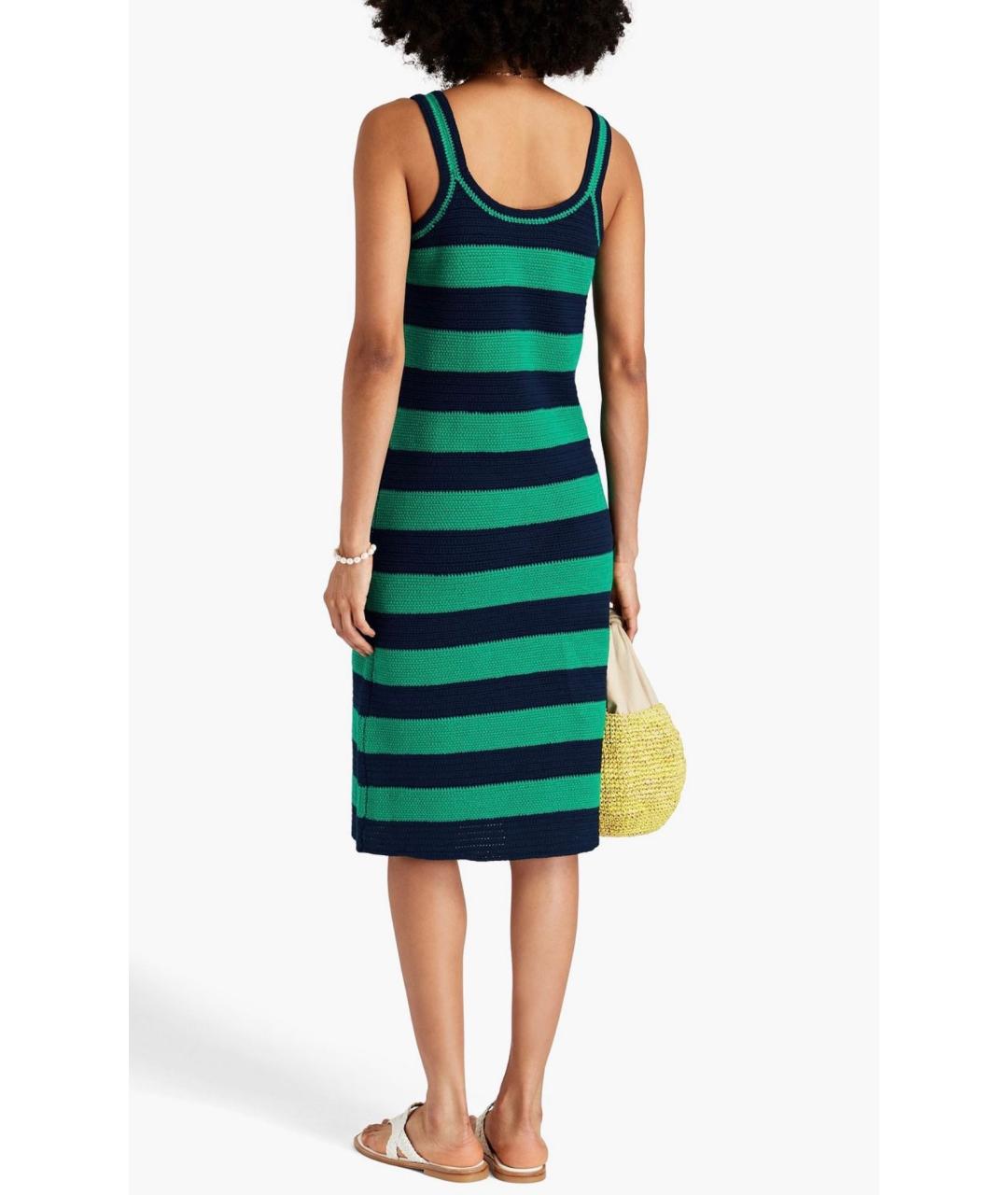 ZIMMERMANN Зеленые хлопковое коктейльное платье, фото 3