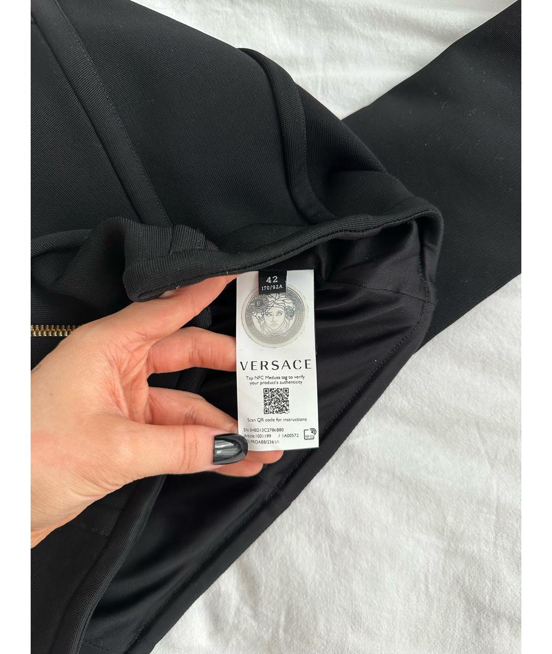 VERSACE Черный жакет/пиджак, фото 4