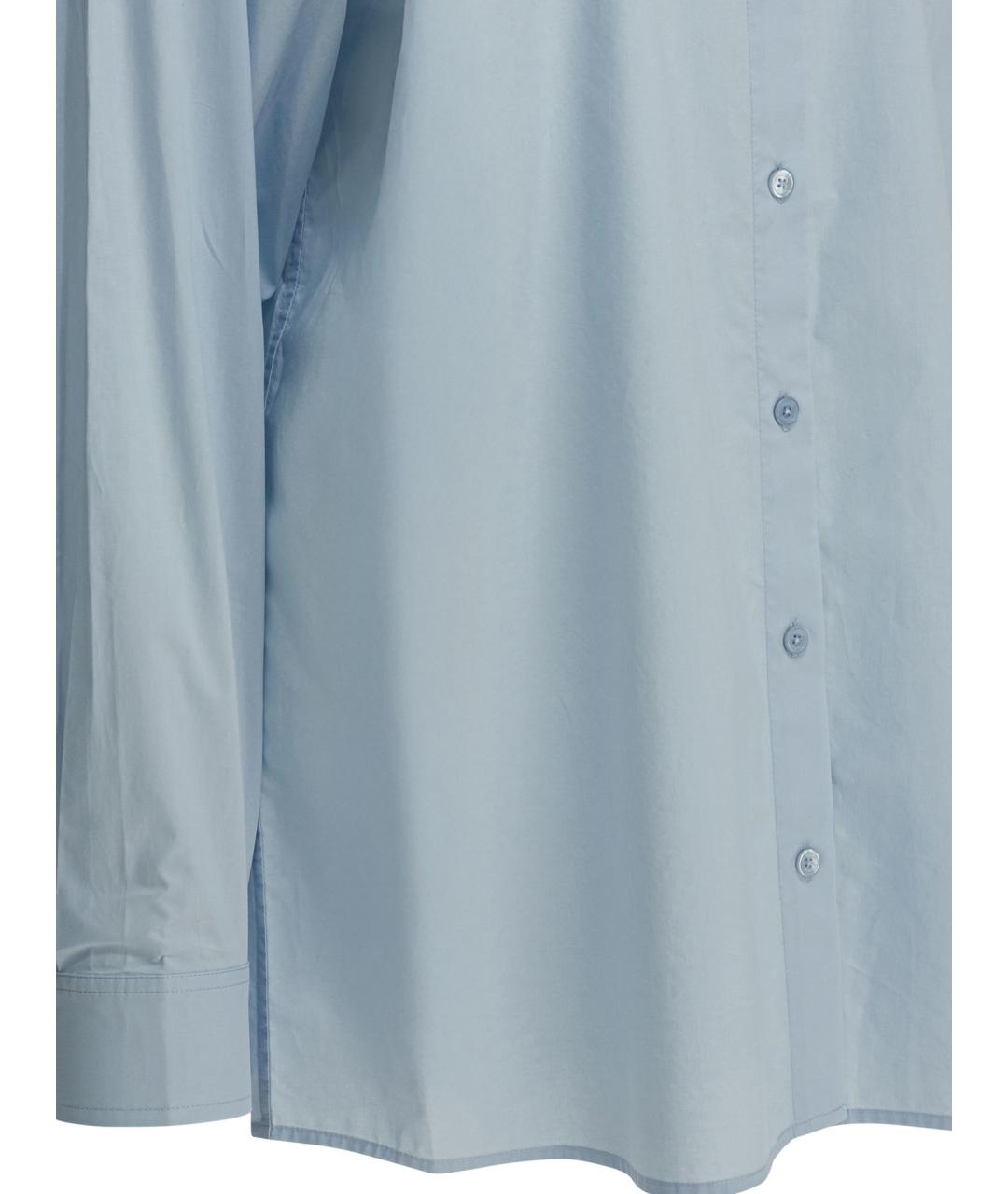 TOTEME Голубая хлопковая рубашка, фото 4