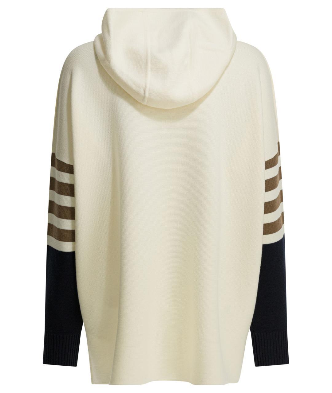 MAX MARA Бежевый шерстяной джемпер / свитер, фото 2