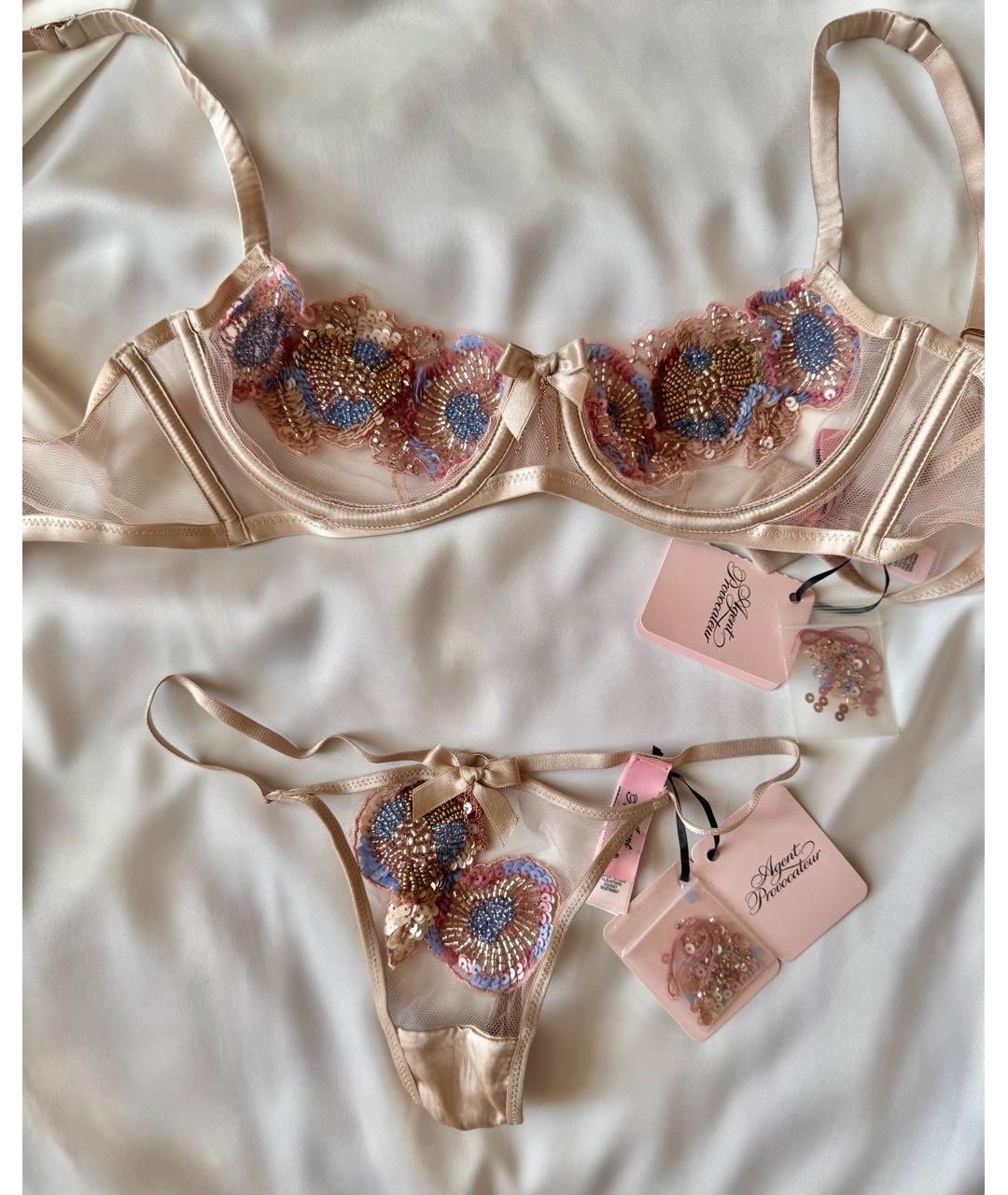 AGENT PROVOCATEUR Бежевый комплекты, фото 7